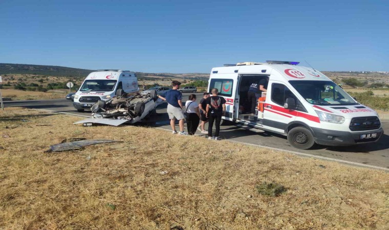 Tekirdağda trafik kazası: 4 yaralı