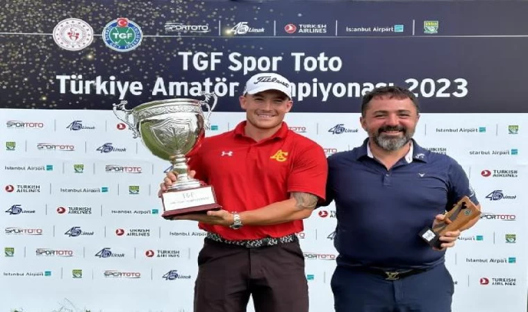 TGF Spor Toto Türkiye Amatör Şampiyonası’nda kazanan Leon Kerem Açıkalın oldu