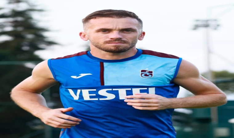 Trabzonspor’da Edin Visca düz koşulara başladı