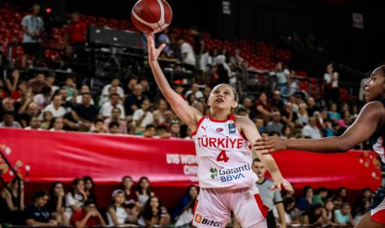 Türkiye, FIBA 16 Yaş Altı Kızlar Avrupa Şampiyonası grup maçında Fransa’ya kaybetti