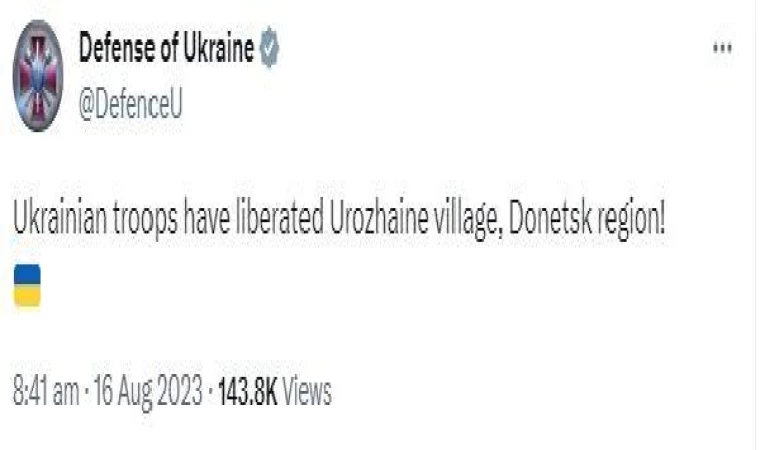 Ukrayna ordusu, Rusya sınırına yakın köyü geri aldı