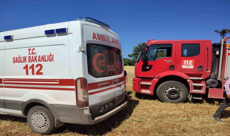 Uşakta traktörü kurtarmak isterken canından oldu