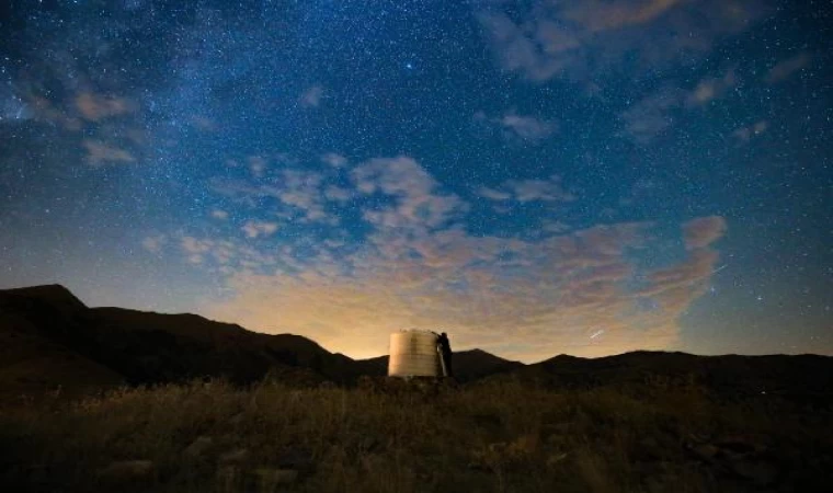 Van’da perseid meteor yağmurunu gözlemlediler