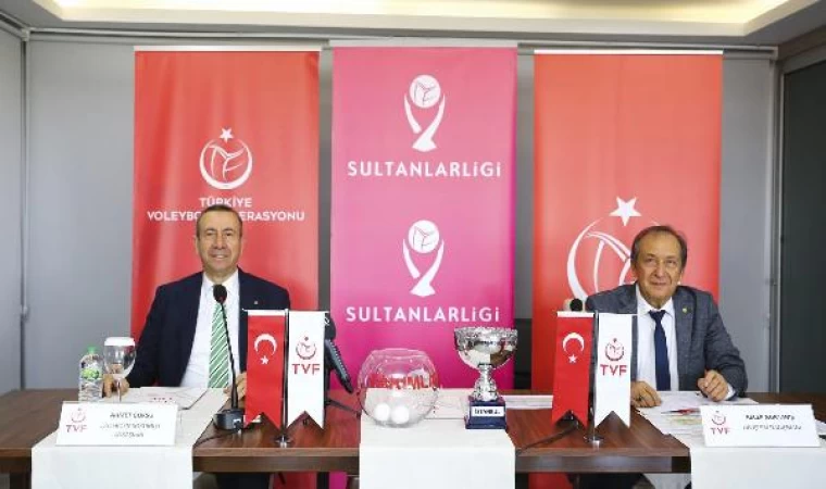 Voleybol Sultanlar Ligi’nde yeni sezonunun fikstürü çekildi