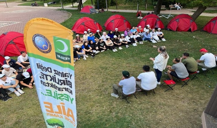 Yeşilaycılar Tavşanlıda çadır kampında buluştu