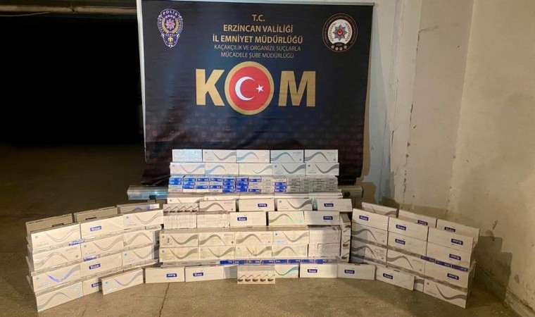 Yolcu otobüsünde 4800 paket kaçak sigara ele geçirildi