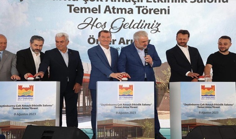 Zeytinburnu Çok Amaçlı Etkinlik Salonunun temeli atıldı