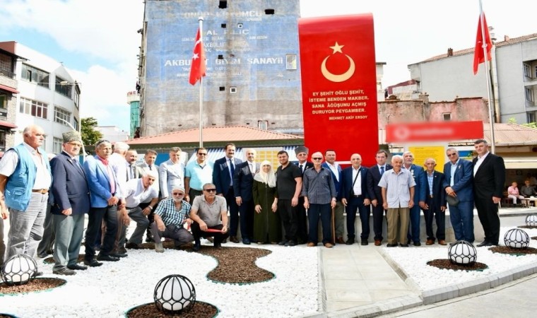 36 şehidin isminin bulunduğu Şehitler Anıtı Termede açıldı