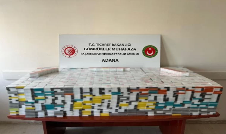 Adana’da 7 bin 500 paket elektronik sigara tütünü ele geçirildi