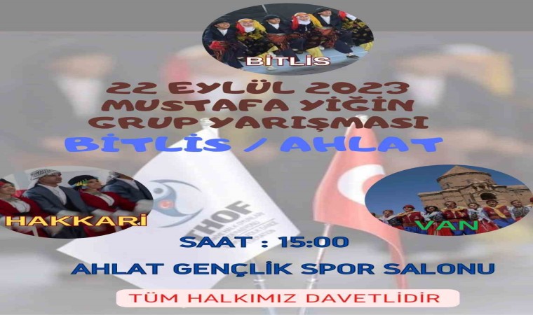 Ahlatta ‘Kulüpler Arası Halk Oyunları Bölge Yarışması yapılacak