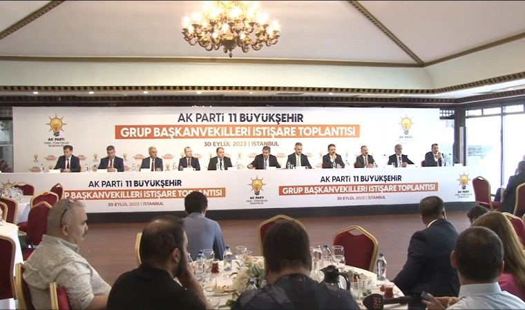 AK Partili 11 grup başkanvekili İstanbulda buluştu