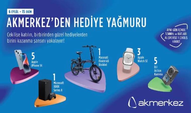 Akmerkez’den hediye kampanyası