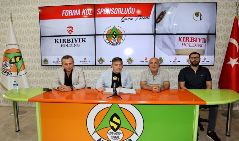 Alanyasporun forma kol sponsoru Kırbıyık Holding oldu