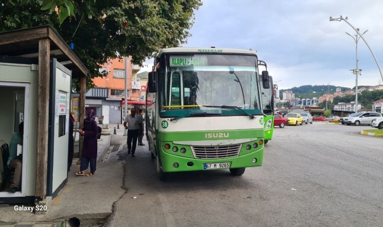 Alaplıda toplu taşımaya zam geldi