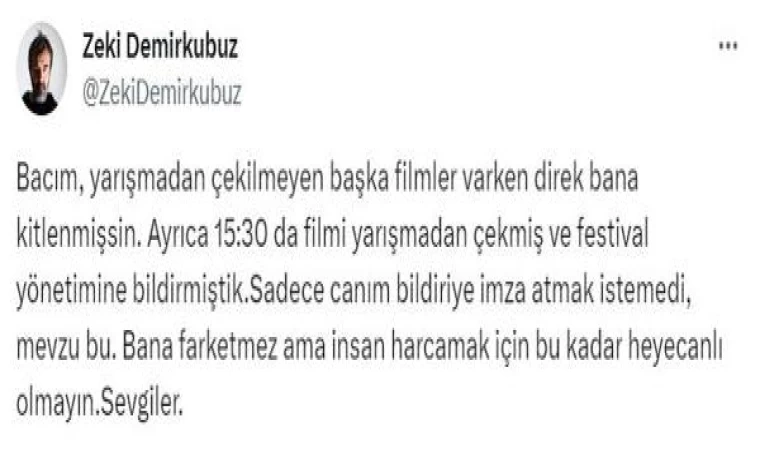 Altın Portakal’da 27 yönetmen ve yapımcıdan ‘sansür’e karşı filmlerini çekme kararı (2)