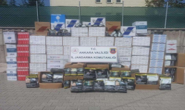 Ankarada 1 milyon 917 bin adet makaron ele geçirildi