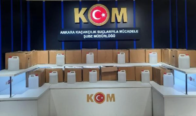 Ankara’da kaçak sigara operasyonu: 2 gözaltı