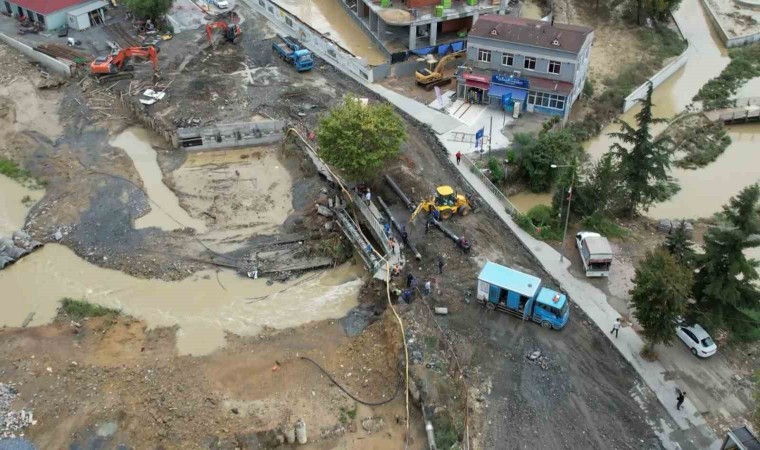 Arnavutköyde selin bastığı mahalle havadan görüntülendi