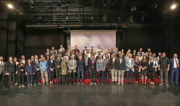 A.Ü.de Haziran ve Temmuz Ayları Bilimsel Teşvik Töreni düzenlendi