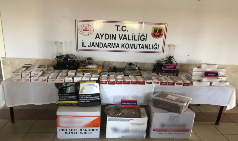 Aydında 45 bin 840 makaron ele geçirildi