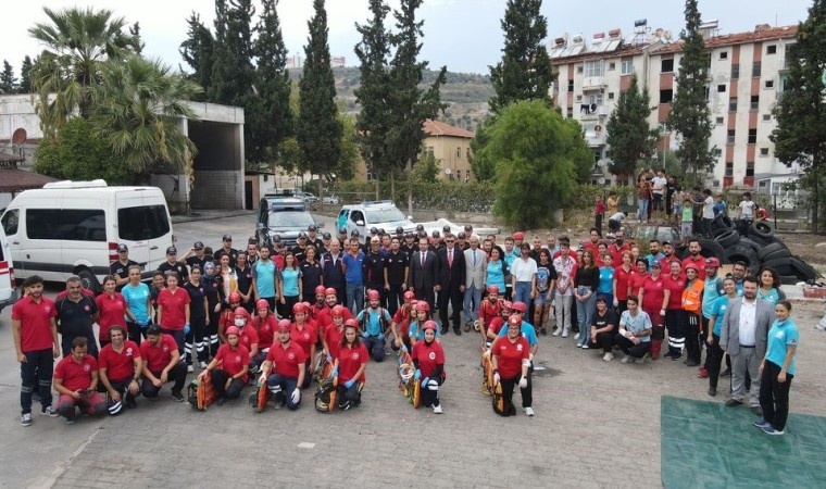 Aydında düzenlenen tatbikat gerçeğini aratmadı