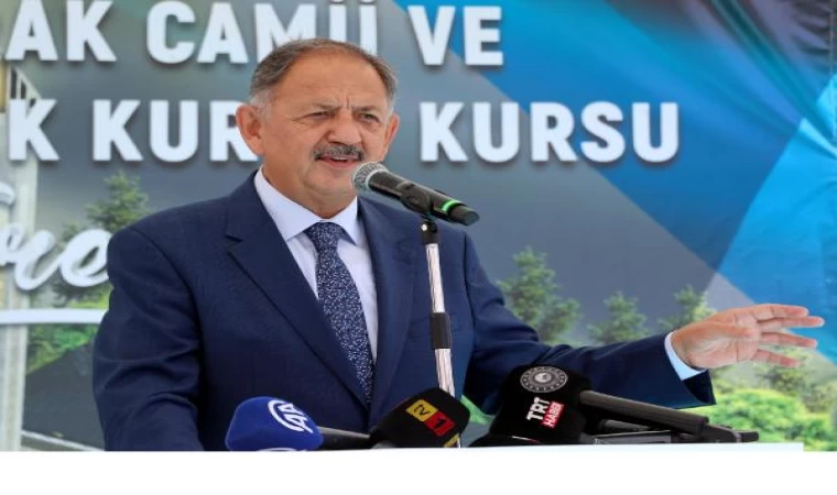 Bakan Özhaseki: Camilerimiz, Anadolu’da medeniyetimizin vurulmuş mühürleridir