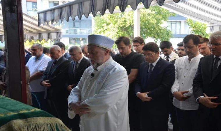 Bakan Tunç, cenaze törenine katıldı