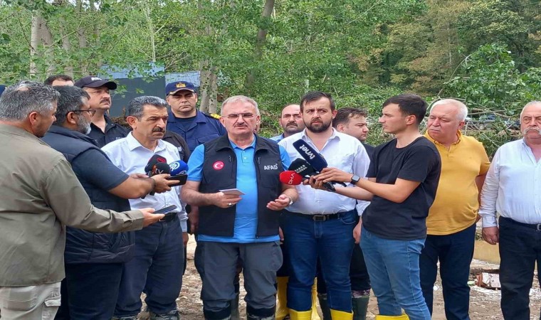 Bakan Yardımcısı Karaloğlu, bölgede son 500 yılın en yüksek yağışının gerçekleştiğini açıkladı