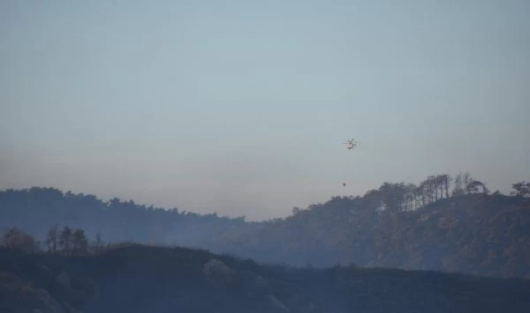 Bakan Yumaklı: İzmir’de yangına müdahale eden bir helikopter baraja düştü (2) 