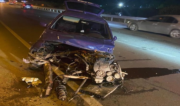 Bandırmada trafik kazasında 1 kişi yaralandı