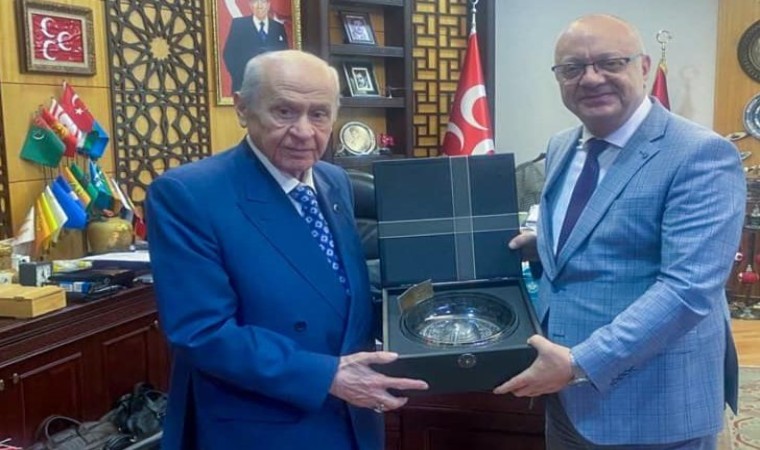 Başkan Ergün, MHP Lideri Bahçeliyi ziyaret etti