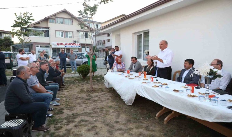 Başkan Özlü “Bu toplantılar siyasi değil, insani buluşmadır”