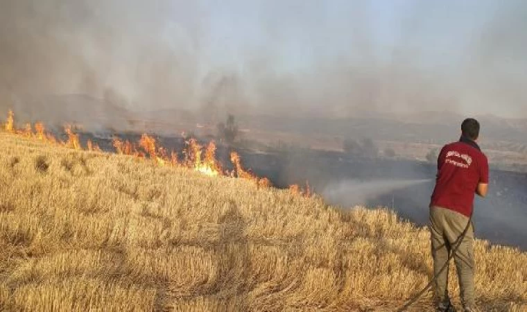 Bingöl’de örtü yangını kontrol altına alınarak söndürüldü