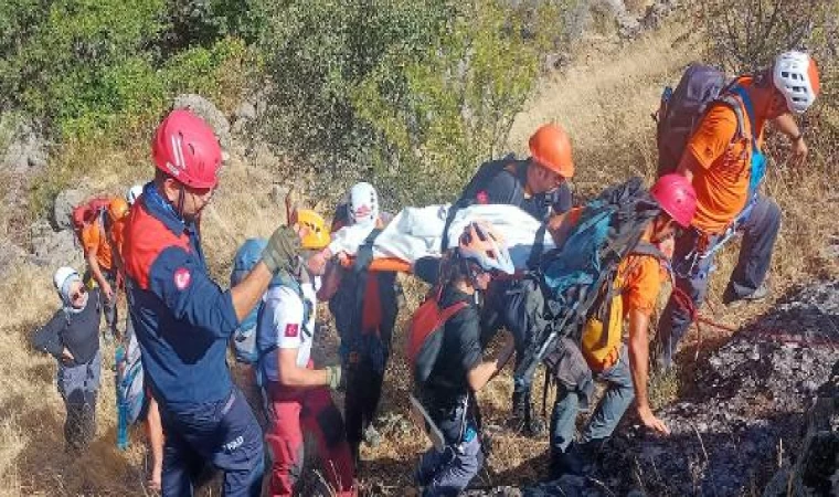 Bolu’da, kanyonda arama- kurtarma tatbikatı