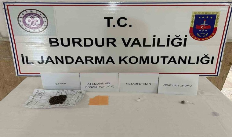 Burdurda jandarmadan uyuşturucu operasyonu