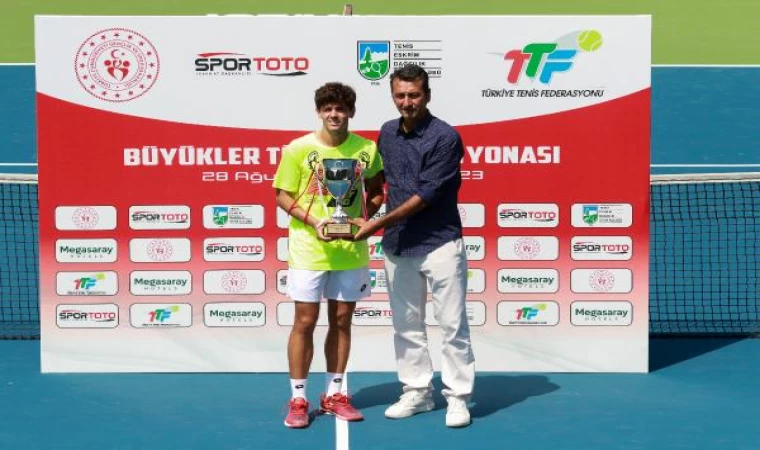 Büyükler Türkiye Tenis Şampiyonası’nda kupalar sahiplerini buldu