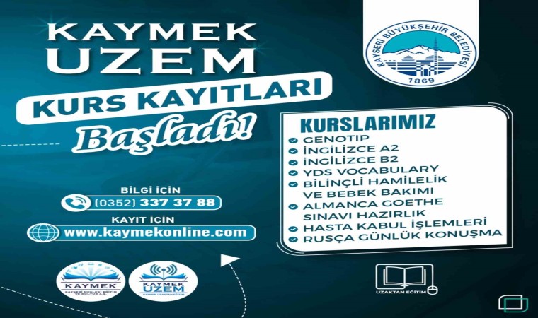 Büyükşehirin Uzaktan Eğitim Merkezi kurs kayıtları başladı