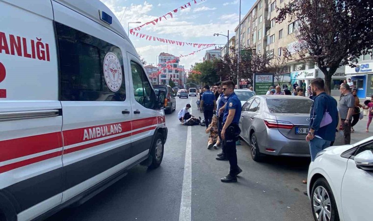 Çorluda trafik kazası: 2 yaralı