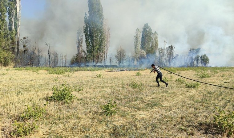 Çorumda korkutan yangın