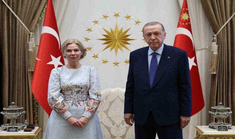 Cumhurbaşkanı Erdoğan, İsveç Büyükelçisi Malena Mardı kabul etti