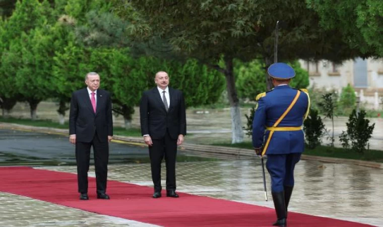 Cumhurbaşkanı Erdoğan, Nahçıvan’da resmi törenle karşılandı - EK FOTOĞRAFLAR