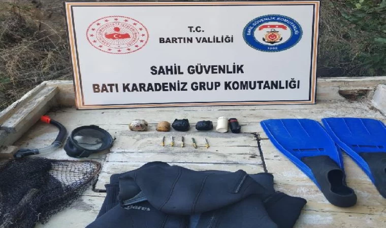 Denizde dinamitle balık avlayan 2 kişi, suçüstü yakalandı