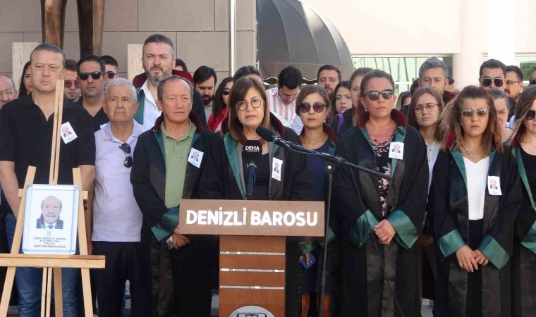 Denizli Barosundan Bodrumda öldürülen eski Baro Başkanı için açıklama