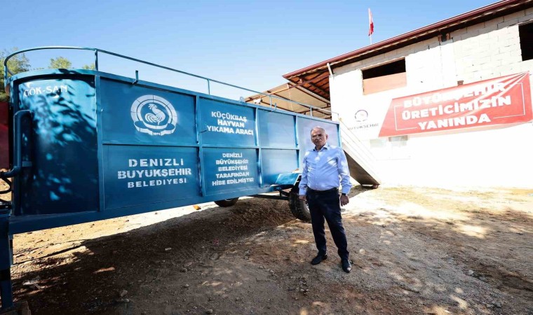 Denizli Büyükşehir Belediyesinin üretici desteği sürüyor