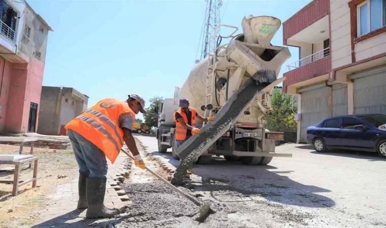 Erganide yol onarım çalışmalarına başlandı