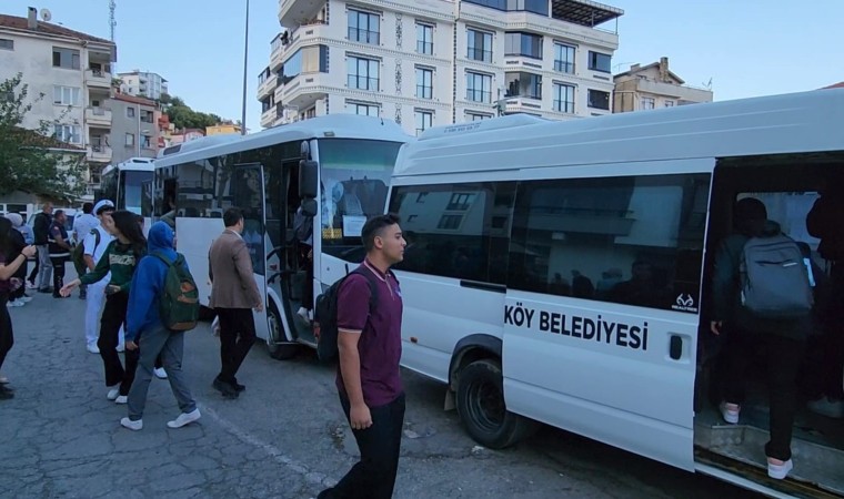 Esenköyde 200 öğrenciye ücretsiz okul servisi hizmeti