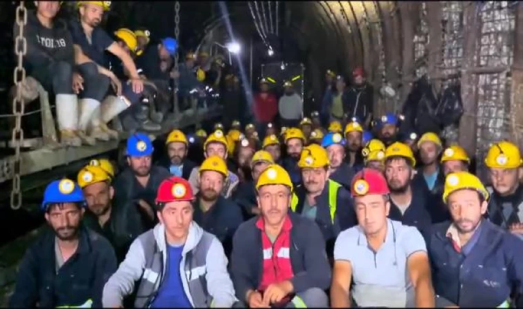 Eskişehir’de, kömür madeni işçileri, yer altında açlık grevine başladı