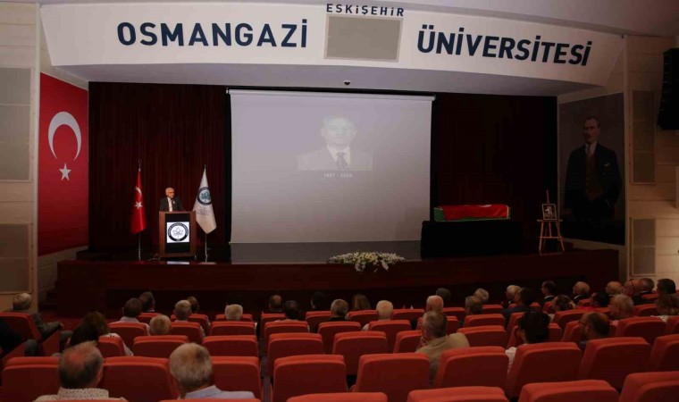 ESOGÜ Prof. Dr. Erdoğan Fıratlıyı törenle ebediyete uğurladı