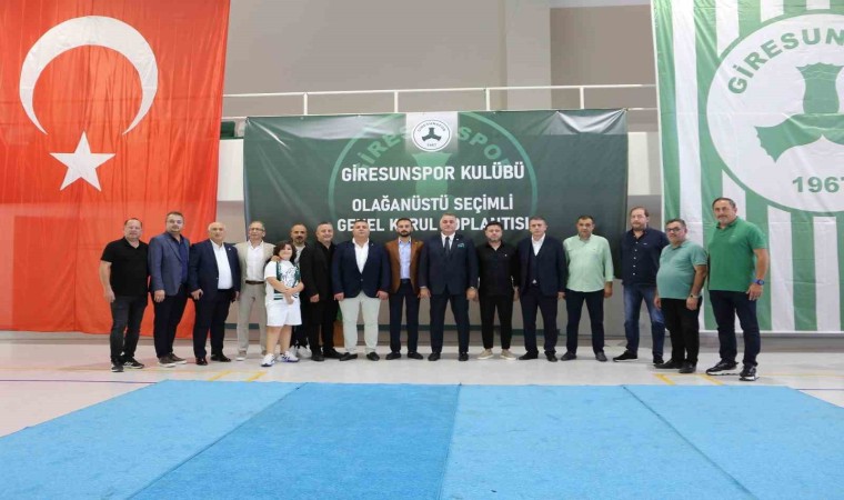 Giresunsporda Nahid Yamak, yeniden başkanlığa seçildi