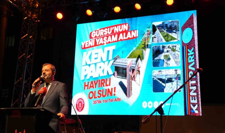 Gürsunun yeni kent parkı açıldı